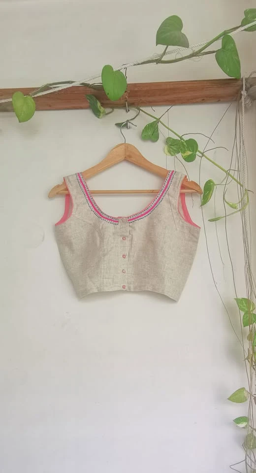 White cotton blouse